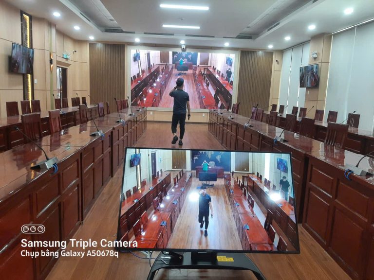 Thi Công Hệ Thống Camera, Mạng Nội Bộ, Ánh Sáng Hội Trường, Âm Thanh Hội Nghị Và Tủ Rack – Cục Hậu cần Quân khu 7